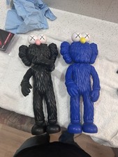 KAWS BFF Open Edition Vinyl Art Toy Figures Black/Blue 2-Pack 2017. Or 290 ea. picture