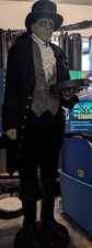Gemmy 6 Ft Halloween Edwardian Butler Sound & Motion Activated Animated Prop picture