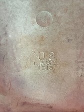 1918 Dated WW1 US Army Aluminum Canteen L.F.&C. WWI WW2 picture
