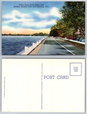 Russells Point, Lakeview Drive Indian Lake Russells Point Lakeview Ohio Postcard picture