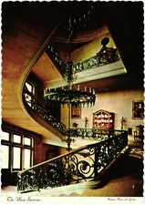 The Main Staircase The Biltmore House and Gardens Postcard Unposted Dexter Press picture