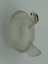 Vintage Glass Hen On Nest picture