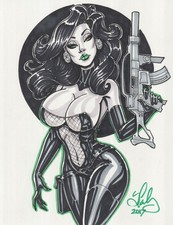 Viper (Madame Hydra) by Cameron Blakey (8.5x11) - Original Comic Art picture