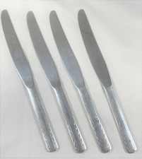 Oneida DOHRCO Redwood Hotel Silver Plate Dinner Knives Vintage 1949 Set of 4 picture