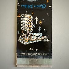 Vintage 1960s Norm’s Matchbook Cover Googie Midcentury Los Angeles picture