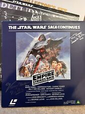 Star Wars The Empire Strikes 1985 Laserdisc signed by Kenny baker COA Authentica picture