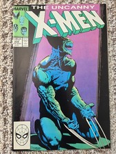 Uncanny X-Men #234 Wolverine Brood Cover Marvel 1988 VF- picture