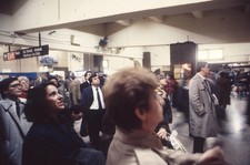 NYC Penn Station Commuters 1988 35mm Slide picture