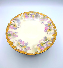 Vintage T&V France Hand Painted Pastel Colors, Floral Design Porcelain Spring  picture