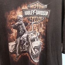 Harley Davidson Skeleton T Shirt Mens Size 3XL XXXL Riding Skull Logo Woman  picture