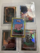 2024 Panini Minecraft Numbered Card Lot Including GOLD picture