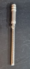 Antique Vintage Sterling Silver 925 Shabbat Candle Lighter Wax Taper Judaica picture