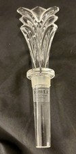 TOWLE Full Lead Crystal 6” Austrian Made Sydney Bottle Stopper picture