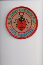 1993 National Jamboree U.S. Army Entomology patch picture