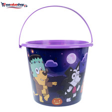 Bluey Jumbo Plastic Halloween Candy Carrier Bucket picture