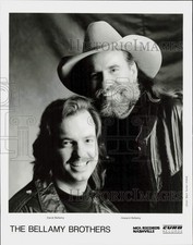 1990 Press Photo The Bellamy Brothers, David Bellamy & Howard Bellamy picture