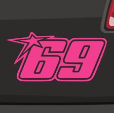 Starting Number 69 Stickers 6 Sizes 21 Colors Hayden Sixtynine Sticker Racing Bike picture
