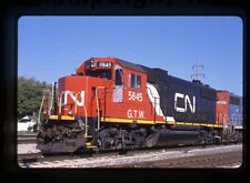 Original Railroad Slide CN(GTW) Canadian National 5845 GP38-2 at Champaign, IL picture