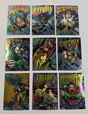 1995 Skybox DC Legends Hard Hitters Lot Of 9 Cards picture
