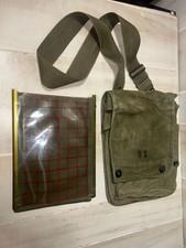Original US M38 Map Case with Celluloid Grid Insert OD7 1951 Korea Dated picture