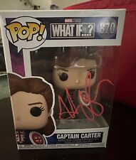 Captain Carter #870 Funko Pop Signed by Hayley Atwell (with pop protector) picture
