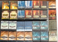 28x Lot Empty MTG Fat Pack Boxes Coldsnap Future Sight Lorwyn Guildpact Dissens picture