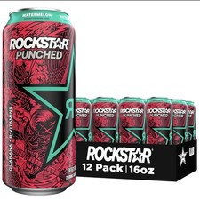 Rockstar Punched Watermelon Energy Drink 16 fl oz (12 Pack)  picture