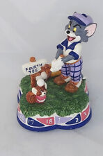 1995 Schmid Tom & Jerry Fourth Tee Golf Wind Up Music Box picture