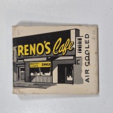Vintage California Matchbook: “Reno’s Cafe” Mojave, CA picture