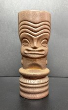 Rare 2001 Munktiki Eek Tiki Mug Brown Glaze Ceramic Paul Nielsen Art Collectible picture