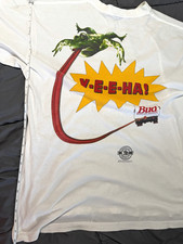 Vintage 90s Budweiser Frogs YEEHA T-Shirt Stanley DeSantis Single Stitch XL picture