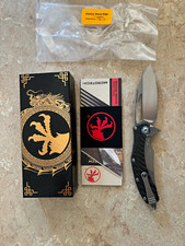 Microtech Matrix Manual Frame Lock Pocketknife Ti/Carbon Fiber Black/Gray picture