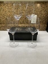 Stolzle Lausitz Crystal Bordeaux Wine Glass Set Of 4 650 ml 22 Oz 10” picture