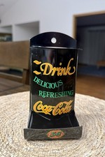 Vintage Coca Cola 5¢ Match Holder Tin Wall Mount Coke Advertising Sign picture
