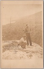 c1910 Cherryfield, Maine / Hunting Real Photo RPPC Postcard 
