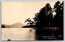Butterfield Point. Lake Memphremagog. Newport Vermont Real Photo Postcard RPPC picture