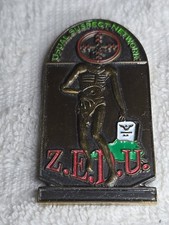 USUAL SUSPECT NETWORK Z.E.D.U. USN ZOMBIE Challenge Coin  1.5