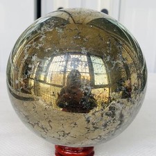 Natural Chalcopyrite Quartz Crystal Ball Energy Reiki Healing 3260g picture