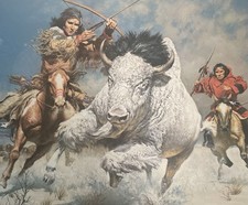Frank McCarthy Big Medicine Signed Limited Ed.  1988 43x31 Western Framed Print picture