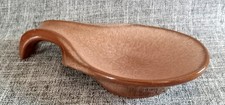 Vintage Frankoma Pottery Spoon Utensil Rest Signed picture
