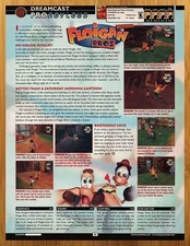 2001 Floigan Bros Dreamcast REVIEW Vintage Print Ad/Poster Retro Game Art 00s picture