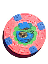 -VINTAGE NEVADA-**ED’S TAHOE NUGGET**$5 Chip Lake Tahoe NEVADA -1991 picture