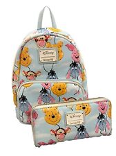 Loungefly Disney Winnie The Pooh Balloon Friends Mini Backpack And Wallet Set picture