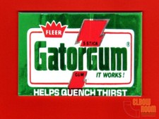 Fleer Gatorgum vintage package ART 2x3