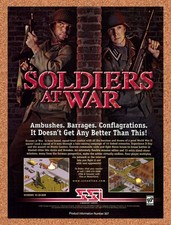 1998 Soldiers At War PC Original Advertisement / Retro Promo v1 picture