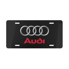 Audi Car Front License Plate Tag Vanity Style - NEW picture
