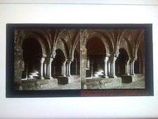 Original Stereo Glass Plate - FRANCE - Fontfroide Cloister - 1910 (1398) picture