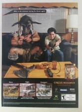 2001 CIRCUS MAXIMUS Chariot Wars Full Page vintage Video Game PRINT AD picture