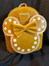 Loungefly Disney Minnie Mouse Pumpkin Pie Cinnamon Scented Fall Mini Backpack picture