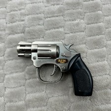 Vintage 38 Korea Revolver Butane Gas Lighter Novelty Pistol Style Works picture